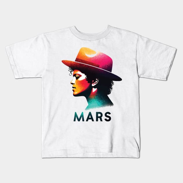 Bruno Mars Tribute - Bruno Michael Jackson Prince Kendrick Lamar Sza Ed Sheeran Music Lauryn Hill Anderson Paak Kids T-Shirt by TributeDesigns